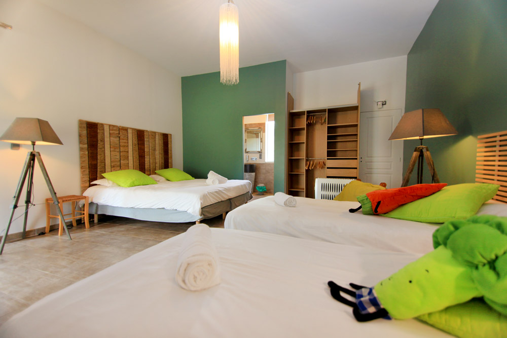 Chambre n5 verte hotel ascosa